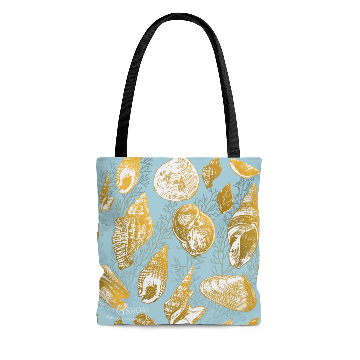 Sunny Seashell Tote in Summer Sky Stone Shoal