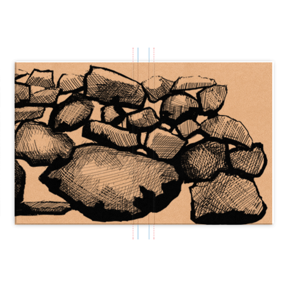 Glacial Rock Lace Wall Journal - Stone & Shoal