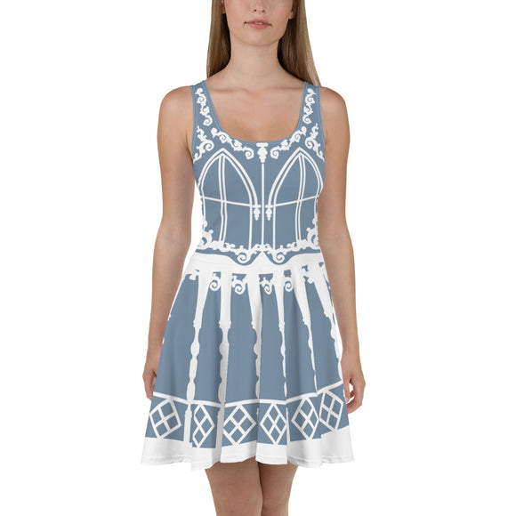 Cottage City Dress in Blue - Stone & Shoal